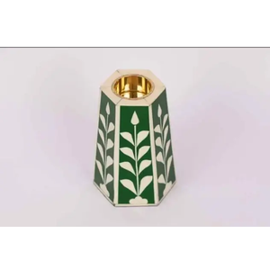 Quemador de Incienso de Alta Calidad con Diseño Floral Indio y Incrustaciones de Hueso, Decoración para el Hogar, Cocina y Sala de Estar, Difusor de Aroma de Anís Estrellado - Product Image 1