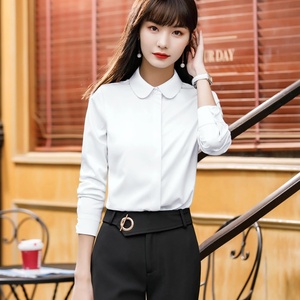 Blusas de Oficina para Mujer, Diseño Moderno, Estampado Sólido, Camisas de Negocios para Oficina, Estilo Formal, Tallas Grandes para Primavera - Product Image 3