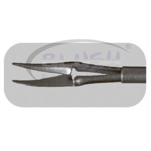 Best Quality Cheap Price 23G Curved Horizontal Vitreoretinal Scissors OEM Ophthalmology Instruments By <b>Blush</b> Surgical - Product Image 4