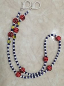 Fashion Modern Embroidered Beaded <b>Lanyard</b> Handmade <b>Key</b> Holder Strap with Floral Design Customized Shape - Product Image 1