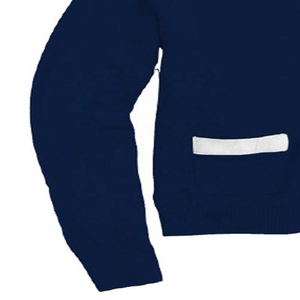 Pull cardigan tricoté à manches longues College University - Product Image 3