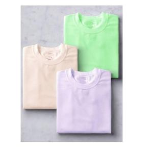 T-shirt en coton personnalisé pour homme, manches courtes, col rond, décontracté, uni, 180/240/280 g/m², coupe classique, couleur unie - Product Image 3