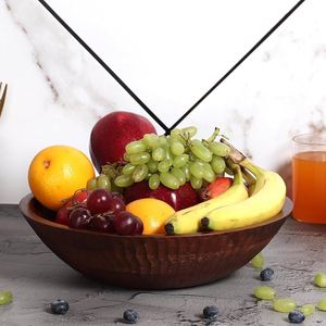 Cuenco hecho de madera con Mango Natural, cuenco para servir varios artículos para el hogar y hoteles, precio al por mayor - Product Image 5