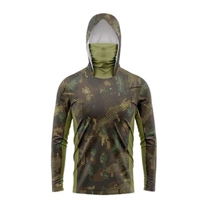 Hoodie de pêche léger en fibre de bambou, motif uni, protection UV UPF 50+, séchage rapide, performance optimale, service OEM - Product Image 2