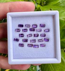 Piedras Preciosas de Amatista Natural de la India, Piedras Sueltas Púrpuras, Certificadas por IGI, Ópticas Ligeras para la Fabricación de Joyas, Anillos, Colgantes, Alta Calidad - Product Image 2