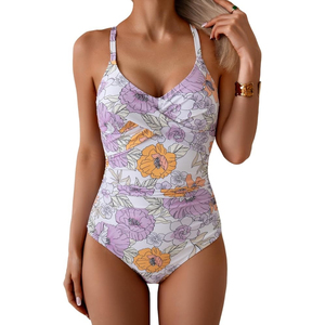 Traje de Baño de Una Pieza para Mujer, Diseño Halter, Monokini Push-Up, Ropa de Playa Adelgazante para Mujer, EE. UU. - Product Image 6