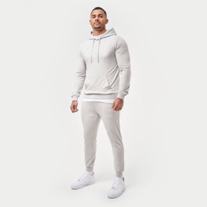 Men's Kangaroo Pocket <b>Hoodie</b> 100% Cotton Woven Windproof & Waterproof Pullover Casual Long Sleeve Street Fashion Sweatshirt - Product Image 4