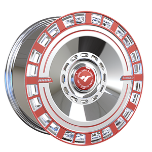 Jantes en alliage forgé rouge personnalisées <span class=keywords><strong>17</strong></span> 18 19 20 22 pouces PCD 100-120 mm ET 15-30 mm avec lèvre plaquée - Product Image 6