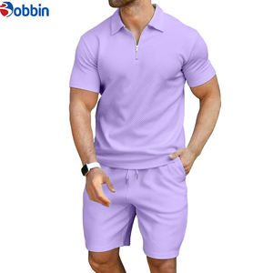 Conjunto Deportivo Unisex Cómodo, Nueva Colección de Verano, Personalizable, Transpirable, de Venta Caliente, Conjunto de 2 Piezas, Camiseta Polo y Pantalones Cortos - Product Image 1