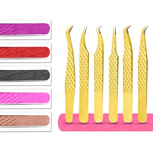 Nouveau produit outils de maquillage pince à épiler en argent pour cils à prise optimale avec embouts aiguisés à la main sous un nom de marque personnalisé - Product Image 5
