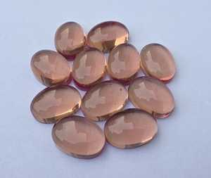 Pierre précieuse naturelle ovale cabochon à dos plat calibrée pour la fabrication de bijoux, vente en gros, objet de collection - Product Image 4