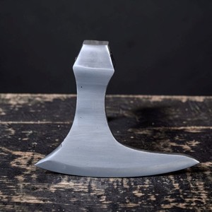 Tête de hache Viking forgée à la main en acier à haute teneur en carbone, finition artisanale, lame de hache à barbe, artisanat métallique, cadeau idéal - Product Image 1