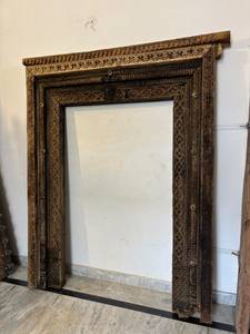 Luxury Large Wood Frame Wall <b>Mirror</b> Carved Modern Plastic Long Body Full-Length Dressing Hanging Home Furniture Eco-Friendly - Product Image 3