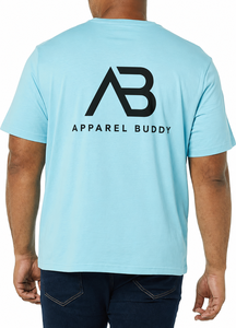 T-shirt décontracté pour homme AMY Brand, 100 % coton, manches courtes, uni, respirant, coupe classique, logo personnalisé brodé sur le devant, vente en gros - Product Image 2