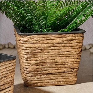 Juego Ecológico de 3 Macetas de Jacinto de Agua con Revestimiento Impermeable, Estilo Rústico, Más Vendidas para Hogar, Jardín, Interior y Exterior - Product Image 4