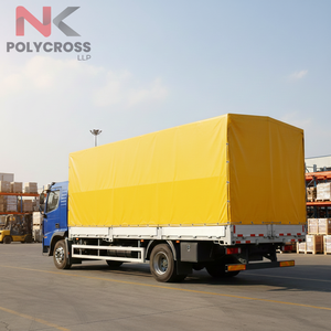 Lona de Poliéster de Primera Calidad con Revestimiento de PVC para Cubierta de Camión de Plataforma, para Cubierta de Remolque y Camión, y Protección de Envío - Product Image 1