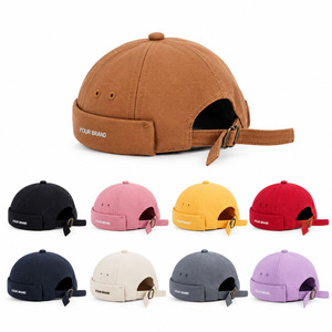 Casquette Docker Unisexe Personnalisée OEM en Gros avec Broderie, sans Visière, en Toile de Coton, avec Sangles Ajustables, Style <span class=keywords><strong>Marin</strong></span> - Product Image 2