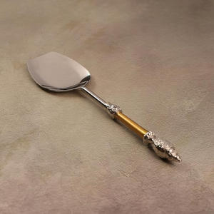 Ensemble d'ustensiles de cuisine de qualité supérieure, manche en métal doré, serveur à salade, outils et gadgets de cuisine, provenant d'un fabricant et exportateur indien - Product Image 5