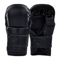Mitaines de boxe professionnelles - Paire de mitaines incurvées en cuir double couche antidérapantes, écologiques et non toxiques pour la protection