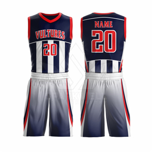 Ensemble de maillots de basket-ball personnalisés TYPHOON, unisexe, col en V, sans manches, sublimé, évacuant l'humidité, vêtements de sport pour adultes, numéro 16 - Product Image 3