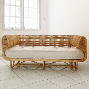 Sofás de ratán a precio de mayorista, sillón de ratán hecho a mano, muebles decorativos de caña más vendidos - Product Image 1