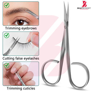 Ciseaux à cuticules de haute précision affûtés à la main, lame incurvée ultra-fine, outils de manucure professionnels pour travaux de précision sur les ongles - Product Image 5