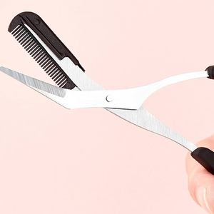 Ciseaux à sourcils professionnels pour une coupe précise des sourcils, outil de beauté en acier inoxydable avec lames de coupe aiguisées - Product Image 5