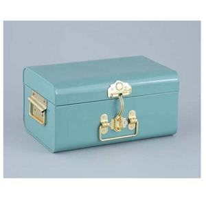 กล่องเก็บของเหล็กมาใหม่พร้อมกล่องเก็บโลหะเคลือบผงพร้อมฝาปิดที่เก็บของโลหะพร้อมตัวล็อค - Product Image 3