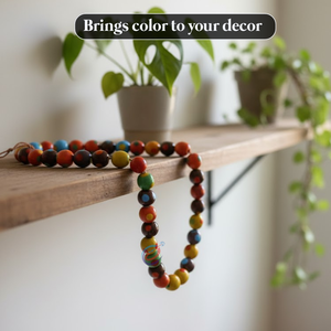 Perles en verre soufflé fantaisie faites à la main, 11x16mm, brin de 8 pouces, forme Rondelle |   Projets de fabrication de bijoux décoratifs DIY - Product Image 4