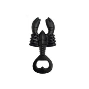 Abridor de Botellas de Hierro Fundido Negro Resistente al por Mayor, Estilo Rústico Vintage, con Forma de Animal (Langosta/Scorpio), Removedor de Tapas de Cerveza Metálico - Product Image 1
