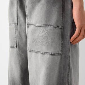 Pantalones Vaqueros Holgados Personalizables para Hombre con MOQ Bajo, Diseña Tus Propios Pantalones Vaqueros Holgados Cómodos para Hombre - Product Image 5