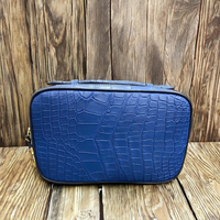 Sacs à main pour hommes en cuir d'alligator véritable de luxe en gros, OEM/ODM, fermeture éclair tendance, sangles, imperméables