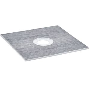 Lightweight EPS 36\" X 36\" <b>Shower</b> Curb Kit with 6.3\" Central Drain and 2 Waterproof Clo <b>Shower</b> <b>Trays</b> Installation Kits - Product Image 1