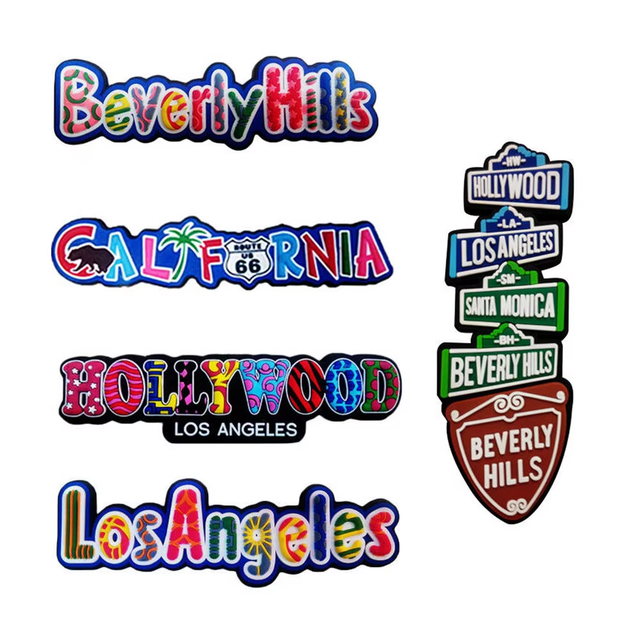Factory Price Tourism Souvenir Magnets Fridge Refrigerator Custom 3D Soft Pvc Fridge Magnets for Exquisite Gift-grade Craft