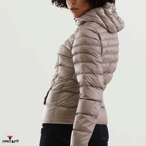 Veste d'hiver rembourrée en coton, coupe-vent, imperméable, respirante, à col montant, avec ceinture, manches longues, design personnalisé - Product Image 3