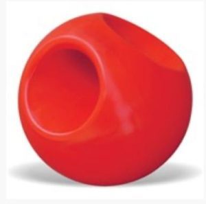 GISCO 1 Kg Ballon lesté portable à poignée unique en plastique pour l'entraînement de la force de préhension, du gainage et des abdominaux, Modèle 59038 - Product Image 4