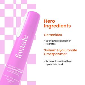 Crème hydratante pour le visage Foxtale 5x au céramide |   Répare la barrière cutanée et la texture de la peau |   Hommes et Femmes - 1.69 fl oz (50 ml) - Product Image 3