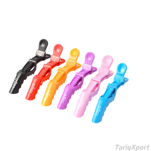Vente Flash : Pinces à Cheveux Professionnelles de Salon, Pinces Crocodiles en Plastique Multicolores, Pinces à Cheveux de Sectionnement Personnalisables avec Logo - Product Image 3