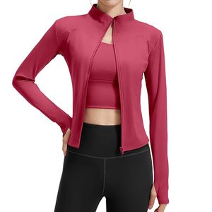 Chaqueta de Yoga de Alta Calidad para Mujer, Ligera, Transpirable, para Entrenamiento, Deportes, Fitness, Running, con Capucha, Ropa Deportiva - Product Image 4