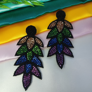 งานฝีมือเรซิ่นขายส่ง ดีไซน์ยอดนิยม ต่างหูประดับลูกปัดเรซิ่น พร้อมชุดต่างหูสำหรับผู้หญิง สินค้างานฝีมือสุดหรู - Product Image 5