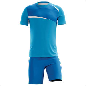 Uniformes de Fútbol Unisex, 100% Poliéster, Transpirables, Duraderos, con Opción de Impresión por Transferencia de Calor en la Parte Delantera, Mangas Cortas, Pedidos al Por Mayor OEM - Product Image 6