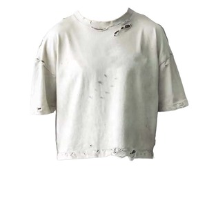 T-shirt Homme Vintage en Coton 100% Respirant, Coupe Ample, Imprimé Personnalisé, Lavage Acide, Manches Courtes, Haute Qualité, Vente en Gros - Product Image 6