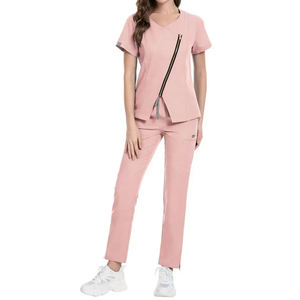 Uniformes Médicos de Alta Calidad, Conjunto Transpirable y Elástico, Uniforme de Enfermería, Spandex Médico, Uniformes de Hospital - Product Image 2