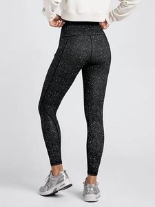 Women's High Waisted <b>Ankle</b>-<b>Length</b> Yoga <b>Leggings</b> Pockets Tummy Control Dot Four-Way Stretch Quick Dry Spandex/Polyester Workout - Product Image 2