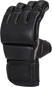 Professional Wholesale Leather Half Finger MMA <b>Gloves</b> 12oz 14oz 16oz Loop Closing Strap Customizable for Training Boxing - Product Image 5