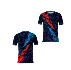 T-shirt en jersey sublimé tendance et décontracté, imprimé intégral unique, coupe douce et confortable, séchage rapide, respirant, manches courtes pour la gym - Product Image 5