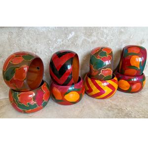 ชุดกำไลเรซิ่นเงางามทันสมัย รุ่นแองเจิล สีเขียว-น้ำตาล งานแฮนด์เมด เครื่องประดับแฟชั่นสำหรับผู้หญิงและเด็กผู้หญิง - Product Image 1