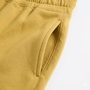 Shorts en molleton éponge personnalisés pour hommes, taille élastique, respirants, séchage rapide, poids lourd, pour l'exercice, les voyages et l'usage quotidien. - Product Image 6