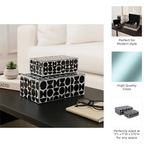 High Quality Set Of 2 <b>Storage</b> <b>Boxes</b> Suitable For <b>Kitchen</b> Organization Home Essentials And Multipurpose <b>Storage</b> From India - Product Image 4