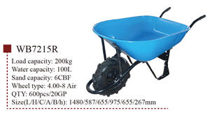 7ft Construction Amérique du Sud Pérou Argentine Mexique modèle brouette - Product Image 2